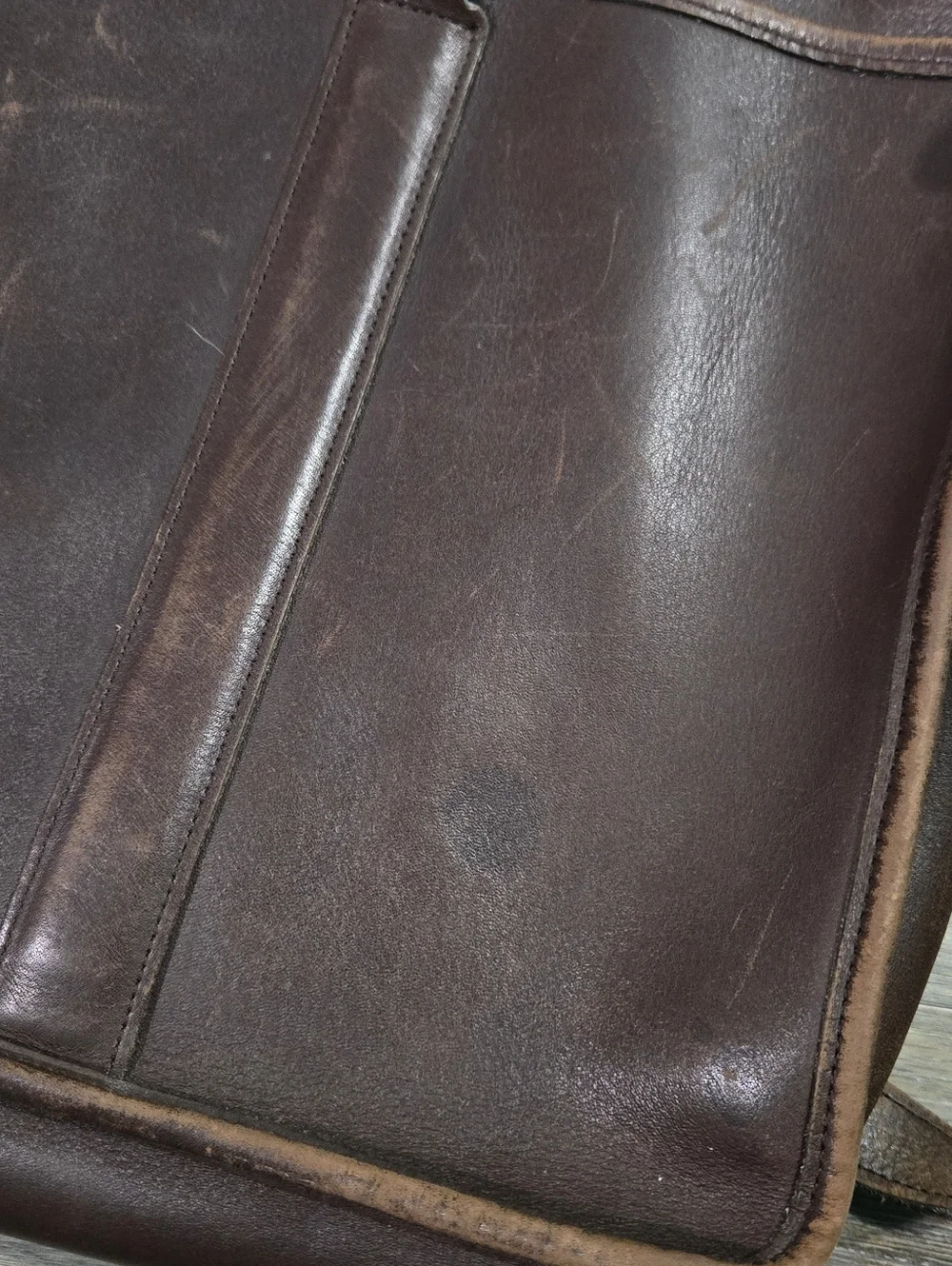 Vintage 1998 Coach Embassy Briefcase 5296 Brown Leather Laptop Bag - Made in USA